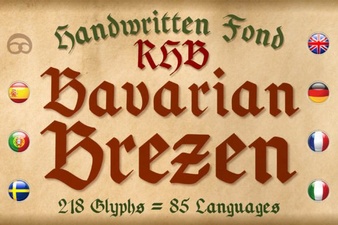Bavarian Brezen Font Design & Creative Uses