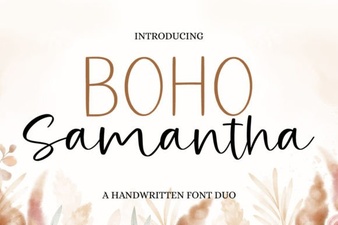Craft with Boho Samantha Font Creativity