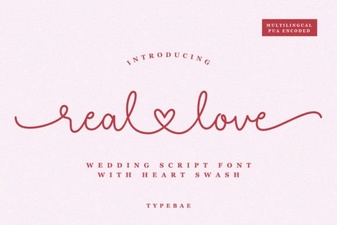 Designing with the Real Love Font: Tips & Ideas