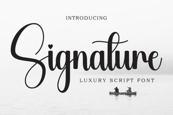 Elevate Your Design with Signature Font Creativity