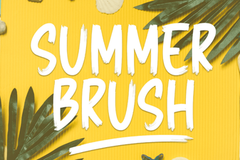 Summer Brush Fonts: Creative Design & Project Ideas