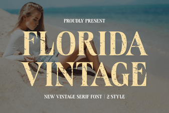 Design a Project with Vintage Florida Fonts